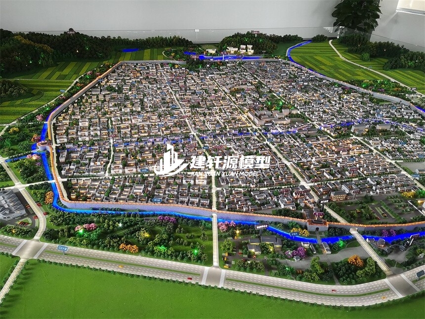 蝶山城市规划模型