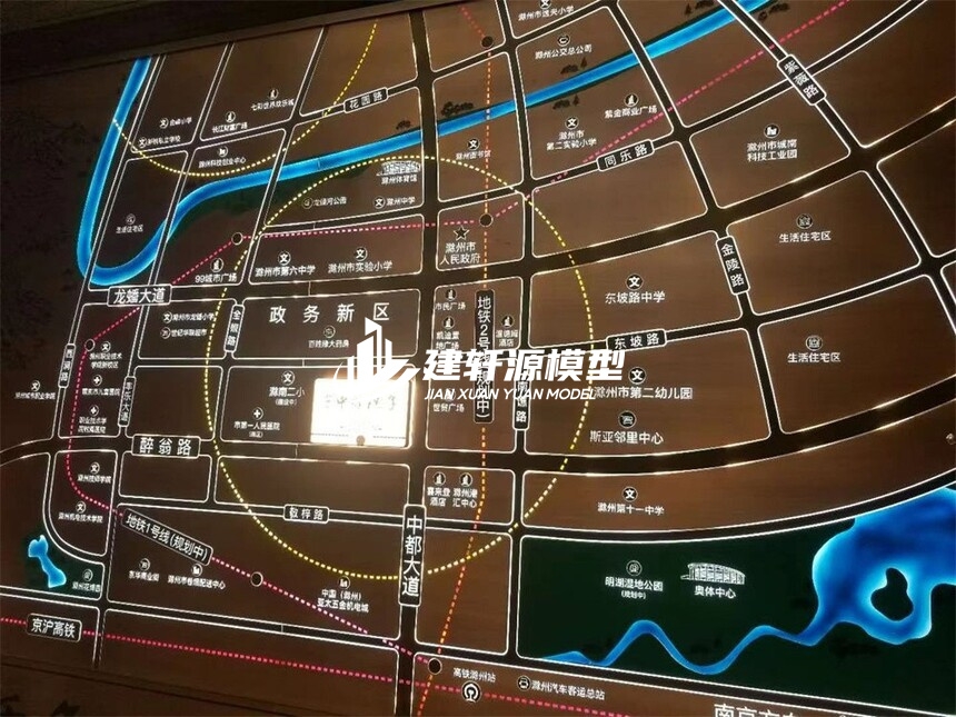 蝶山区域壁挂模型