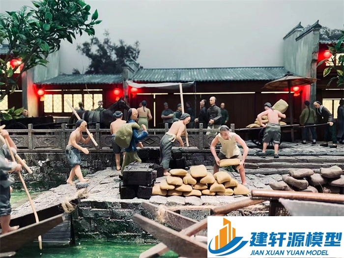蝶山博物馆江南水乡模型