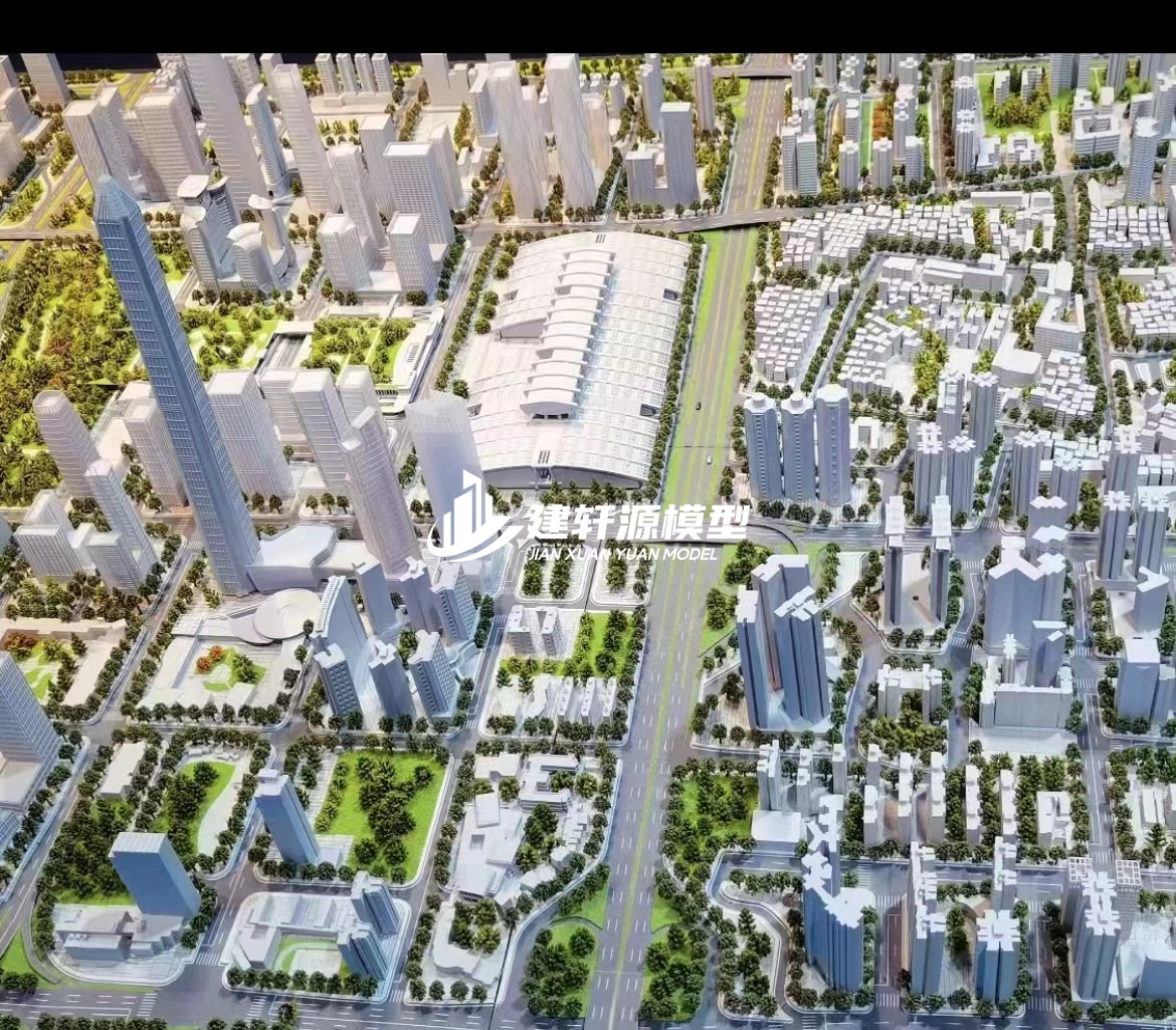 蝶山城市规划模型
