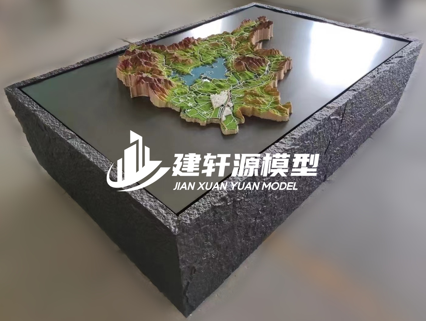 蝶山地貌模型制作